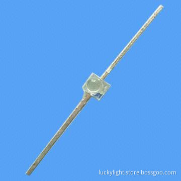 1.8mm Round Subminiature Axial Pure Green Chip LED with Indicator and Backlight, Mono-color Type